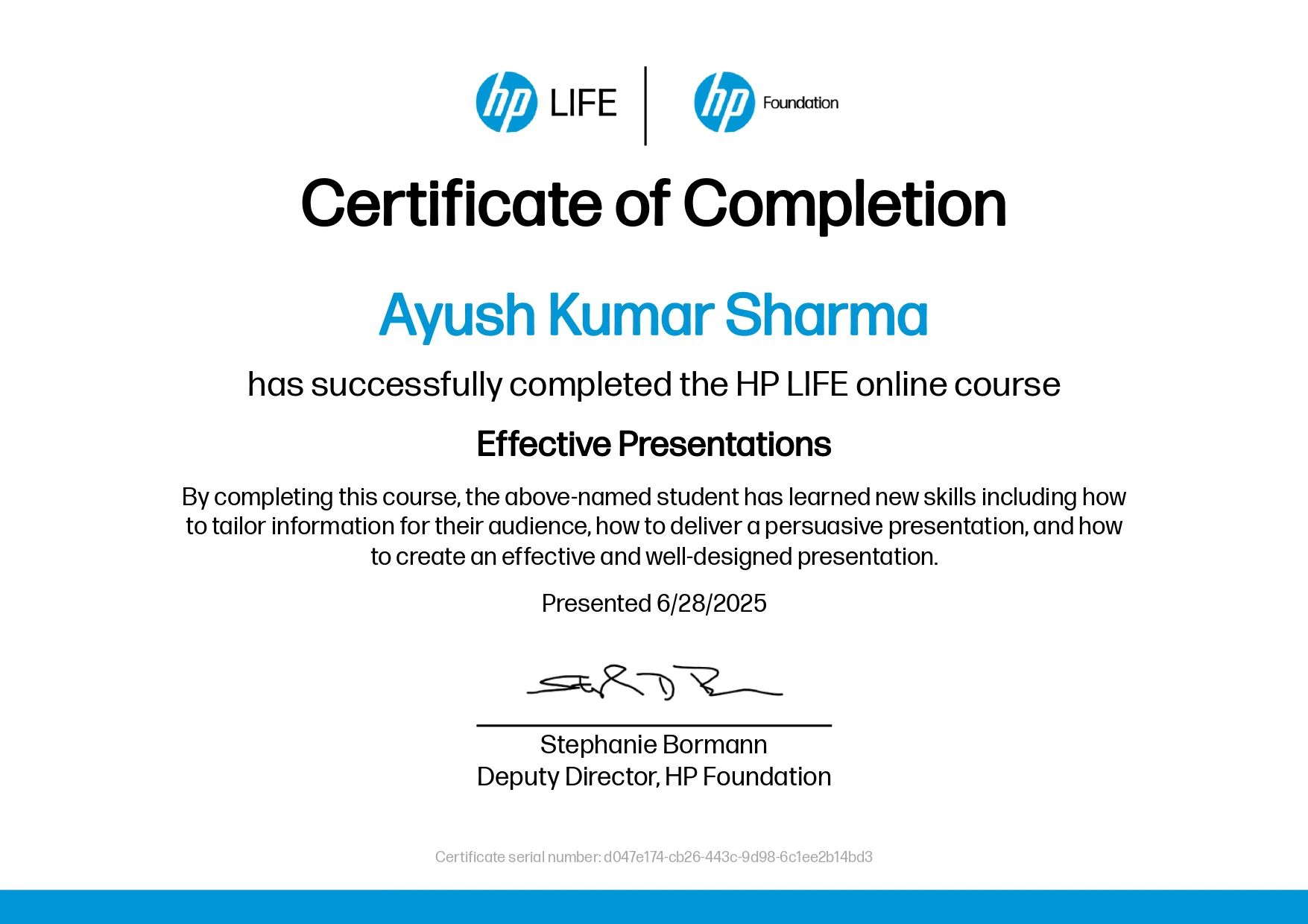 Effective Presentation